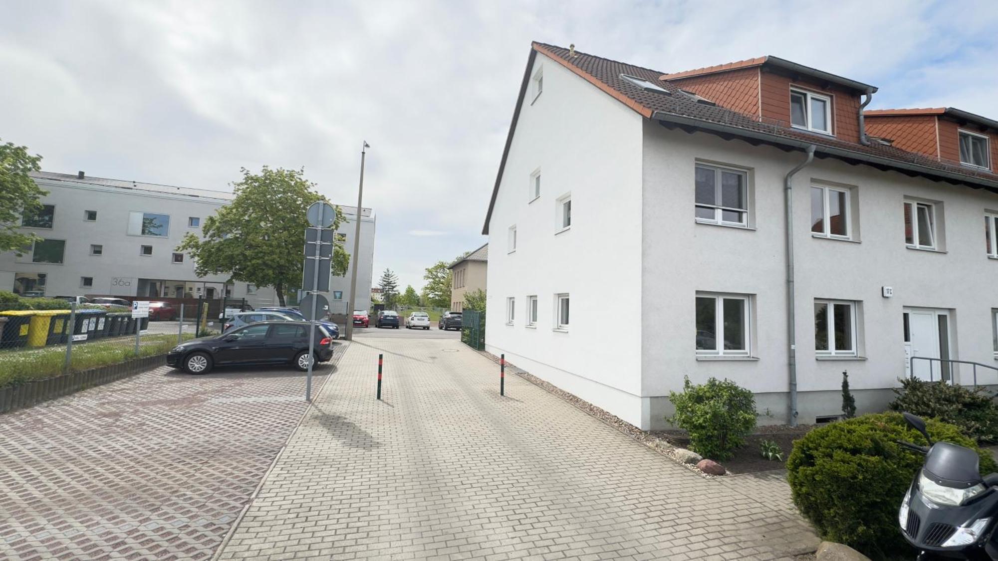 Fewo Am Park - 4P, Boxspringbett, Balkon, Smarttv, Gesundbrunnen, Familienfreundlich Halle  Exterior foto